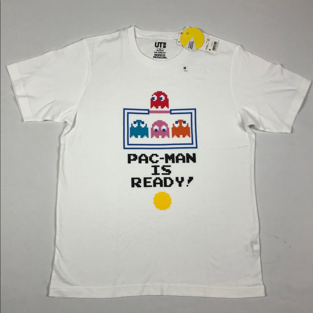 Uniqlo Pac Man Namco Museum The Game Mens T-shirt